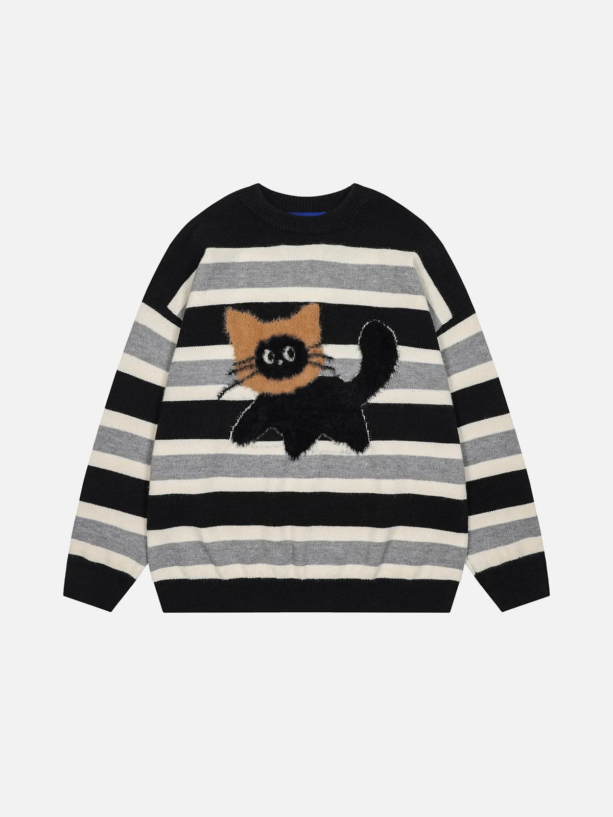 Aelfric Eden Cute Cat Stripe Sweater sold by Aelfric Eden