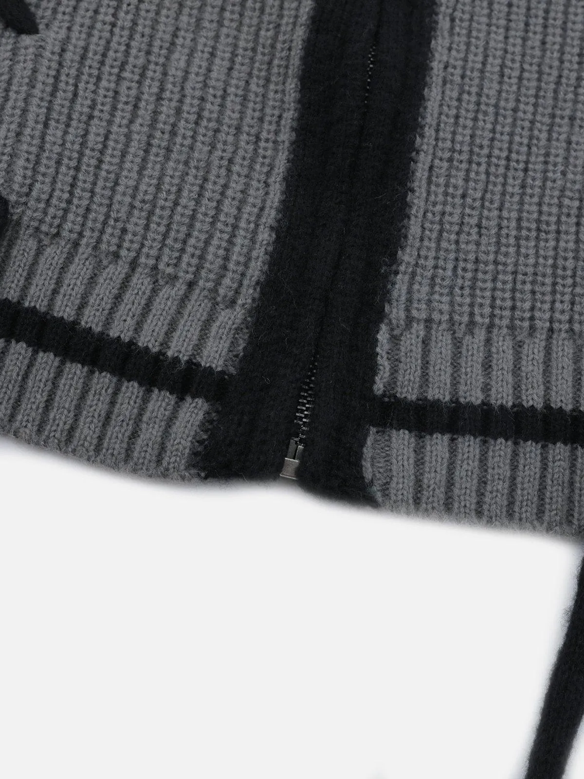 Aelfric Eden Ribbon Knit Zip Up Hoodie sold by Aelfric Eden product image thumbnail 4