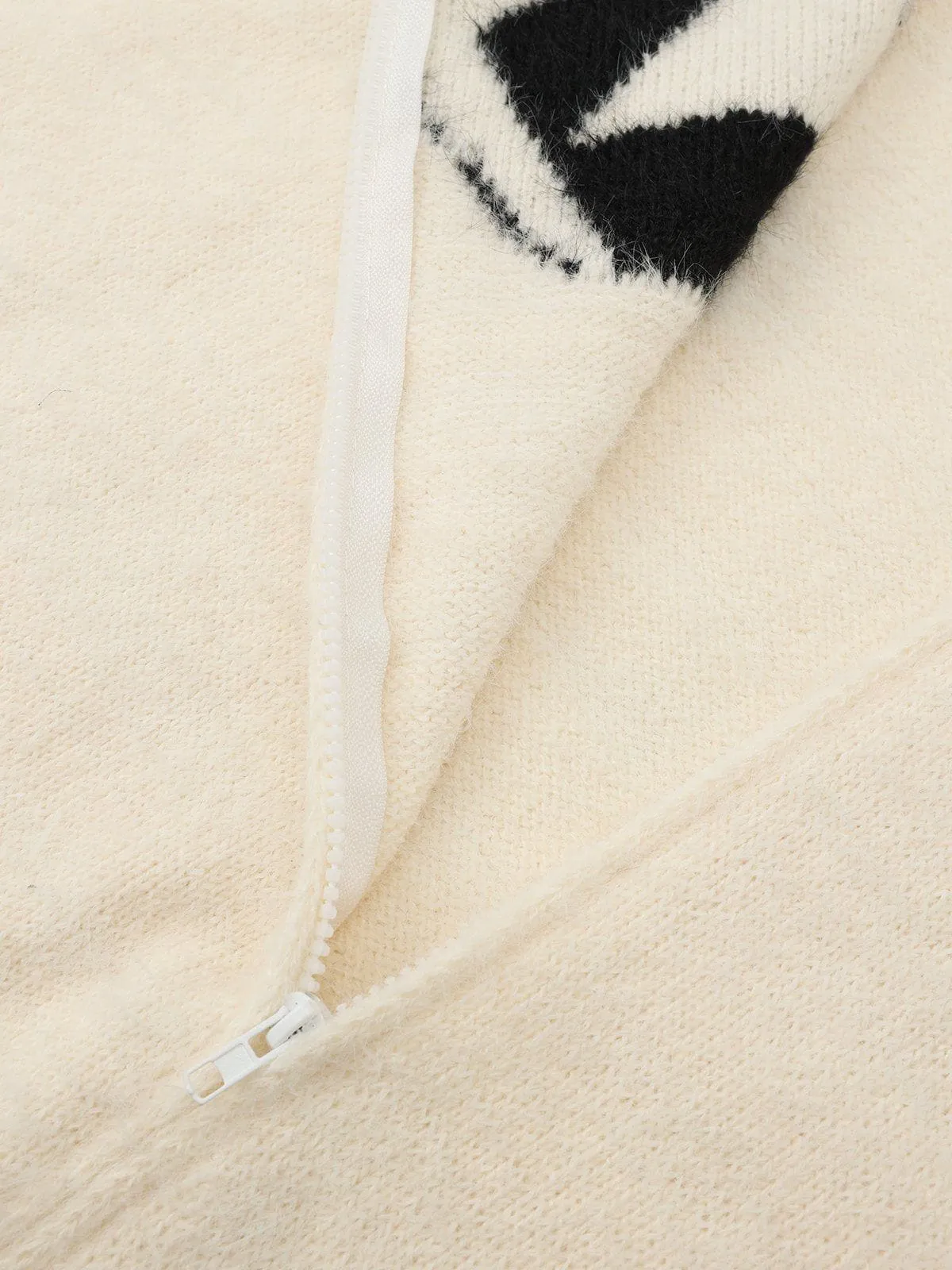 Aelfric Eden Star Graphic Knit Zip Up Hoodie sold by Aelfric Eden product image thumbnail 4