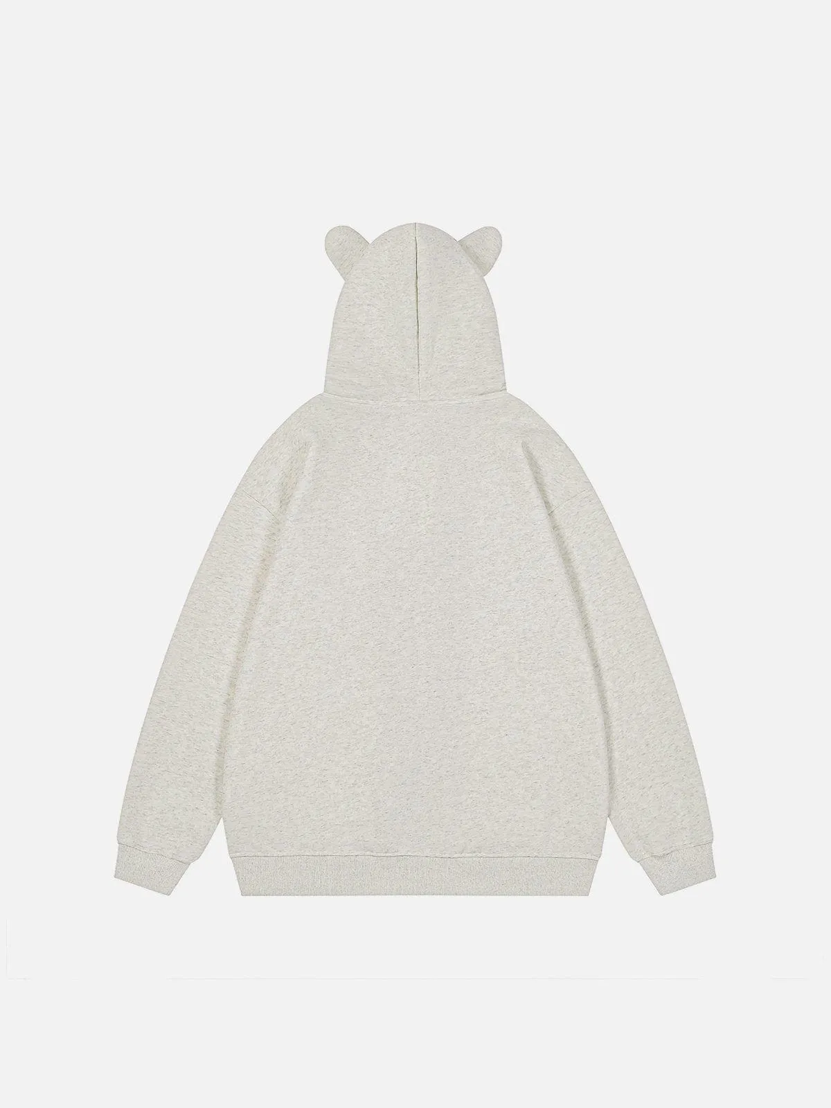 Aelfric Eden Leopard Print Patchwork Zip Up Hoodie sold by Aelfric Eden product image thumbnail 3