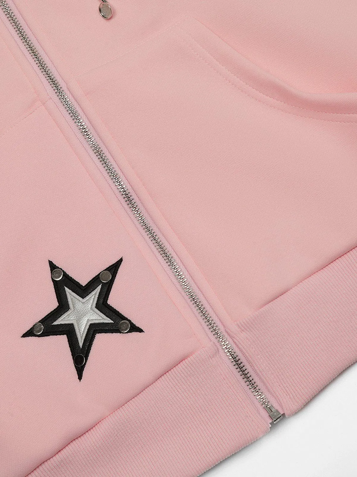 Aelfric Eden Rivet Star Zip Up Hoodie sold by Aelfric Eden product image thumbnail 5