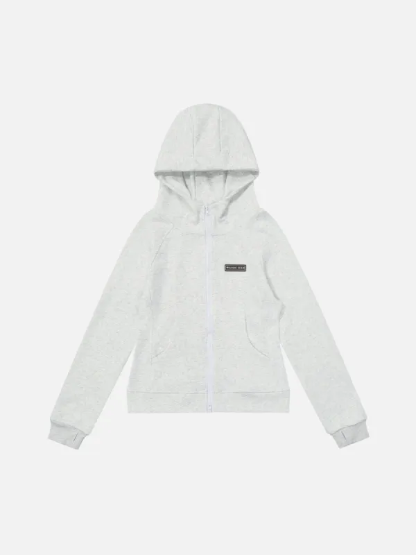Aelfric Eden Basic Cropped Zip Up Hoodie sold by Aelfric Eden