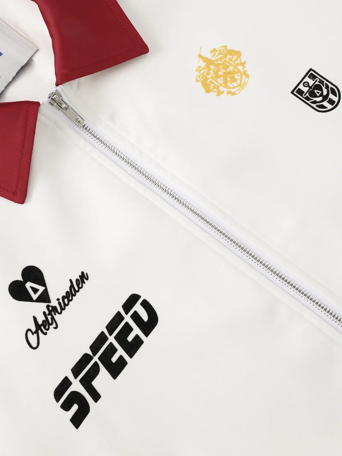 Aelfric Eden Stripe Patchwork Athleisure Jacket sold by Aelfric Eden product image thumbnail 3