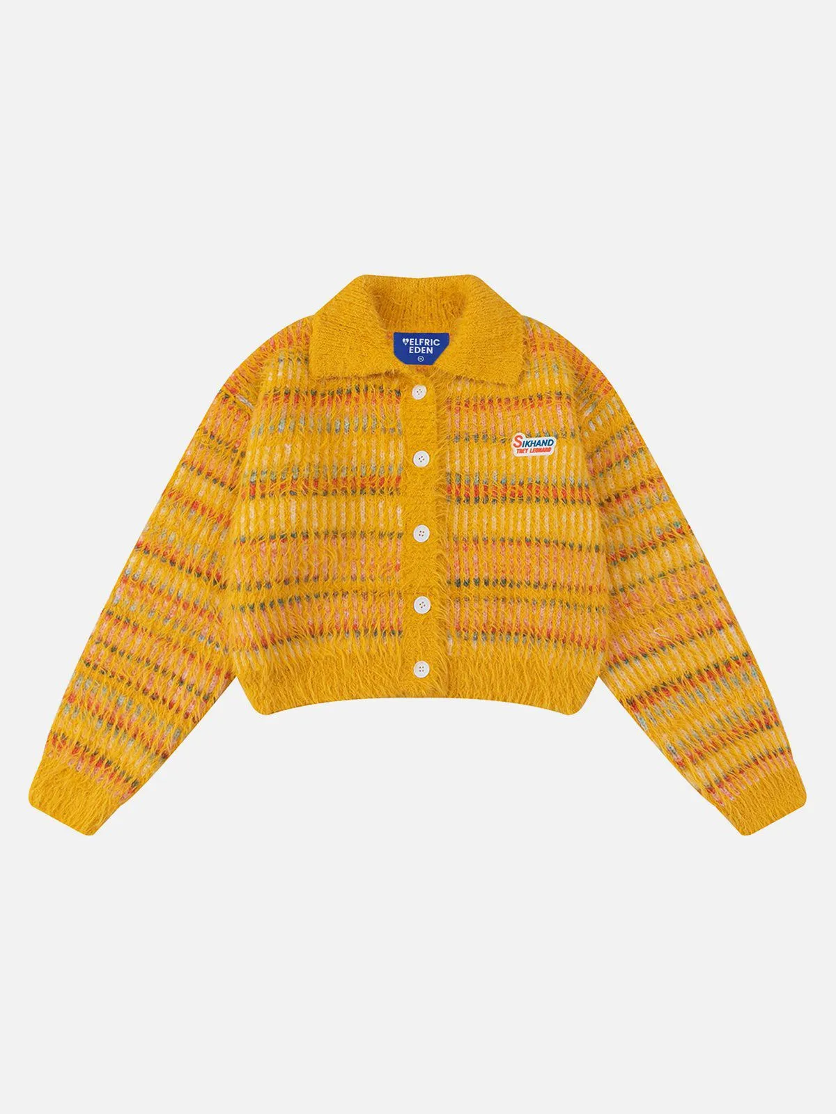 Stripes Fringe Cardigan sold by Aelfric Eden