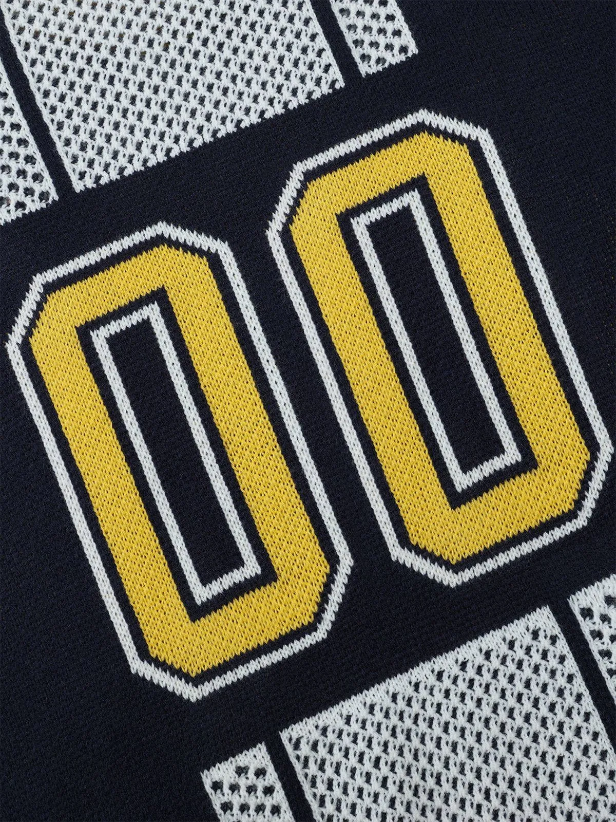 Aelfric Eden Color Blocking Mesh Patchwork Sweater sold by Aelfric Eden product image thumbnail 5