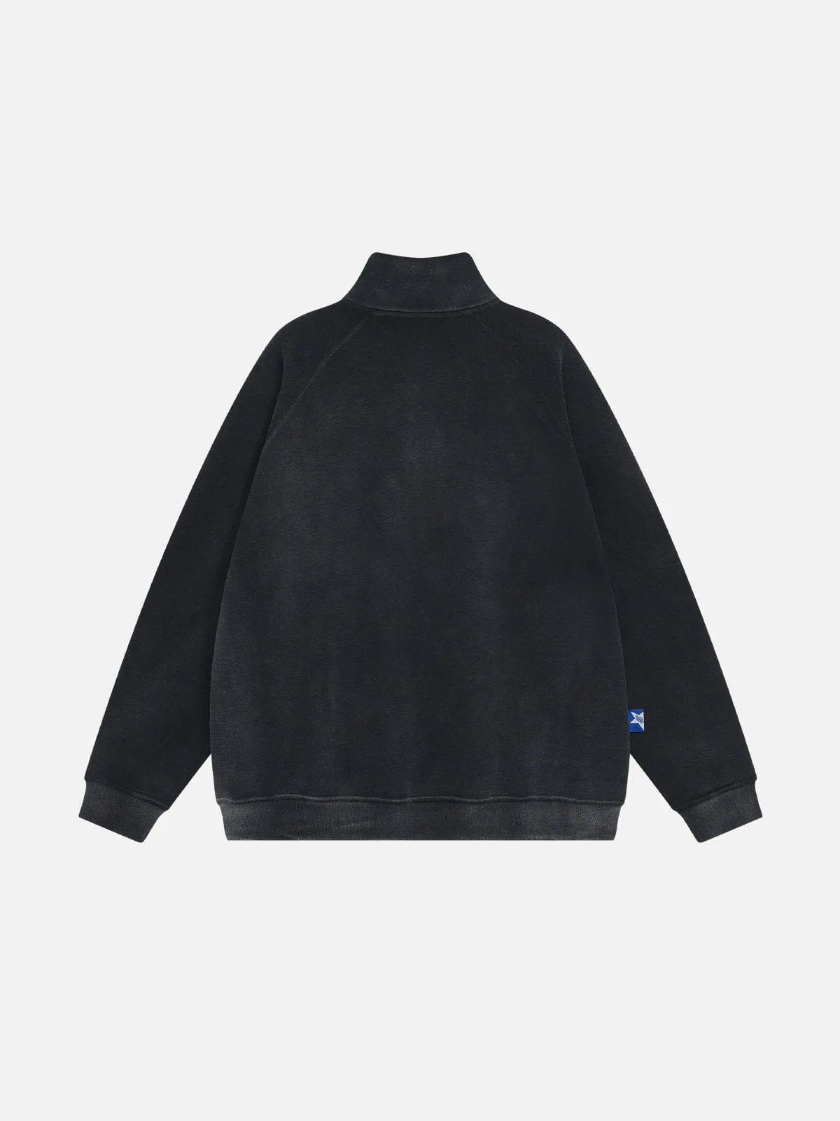 Aelfric Eden Half Zip Up Washed Sweatshirt sold by Aelfric Eden product image thumbnail 2