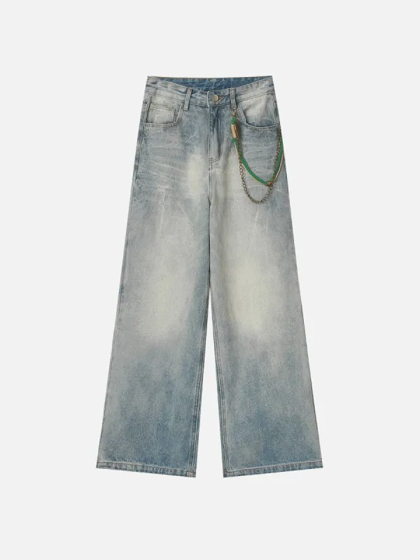Aelfric Eden Chain Washed Graphic Jeans sold by Aelfric Eden