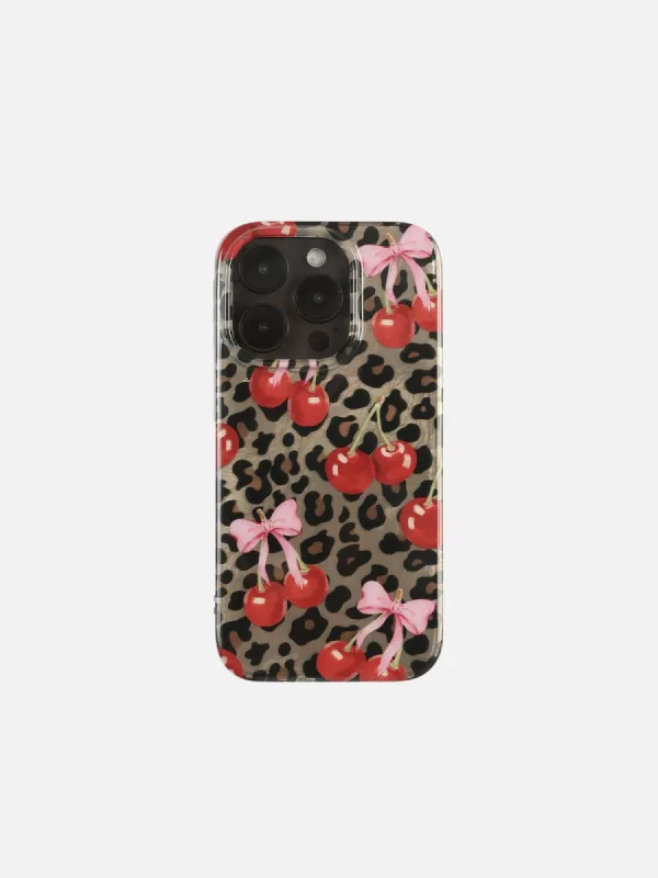 Leopard Print Bow Phone Case sold by Aelfric Eden