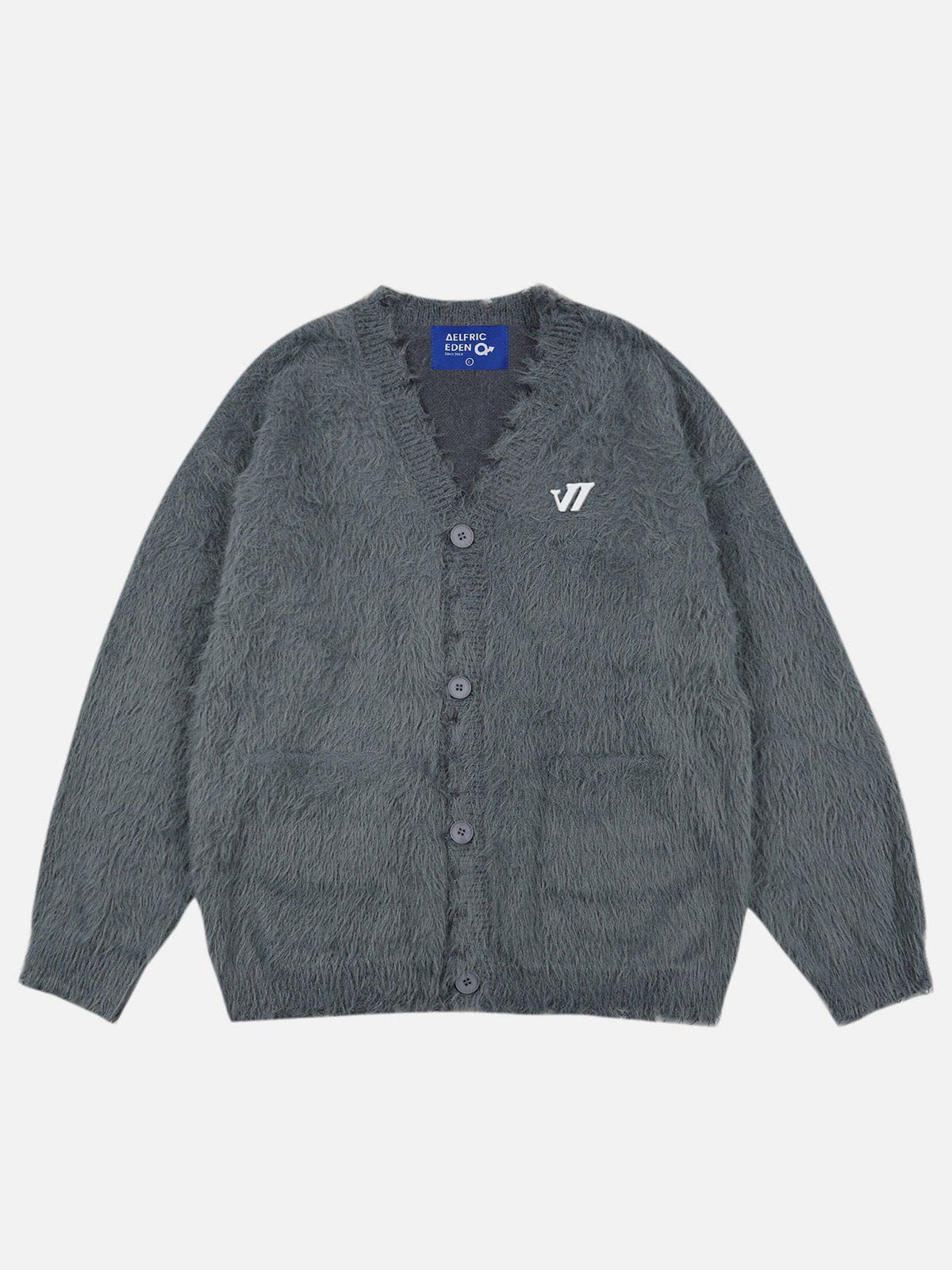 Aelfric Eden Solid Distressed Cardigan sold by Aelfric Eden product image thumbnail 2