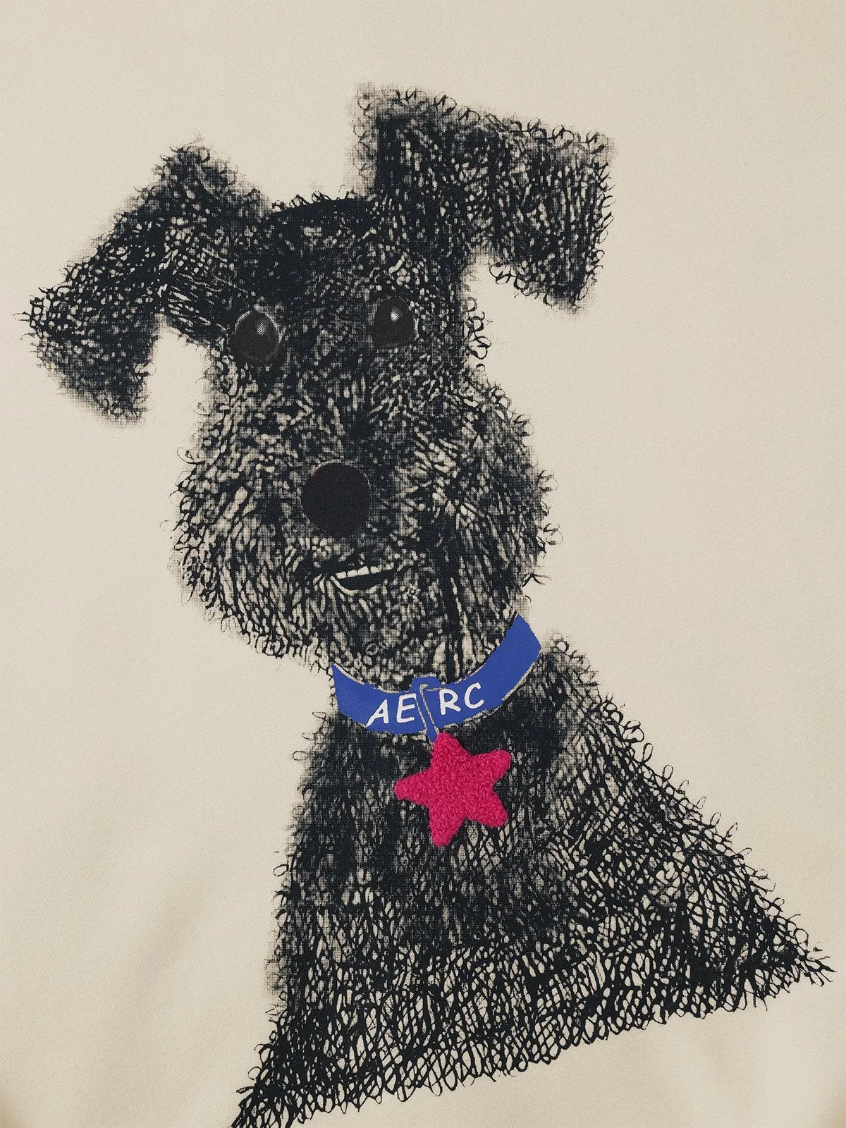 Aelfric Eden Oversized Graffiti Dog Graphic Hoodie sold by Aelfric Eden product image thumbnail 3