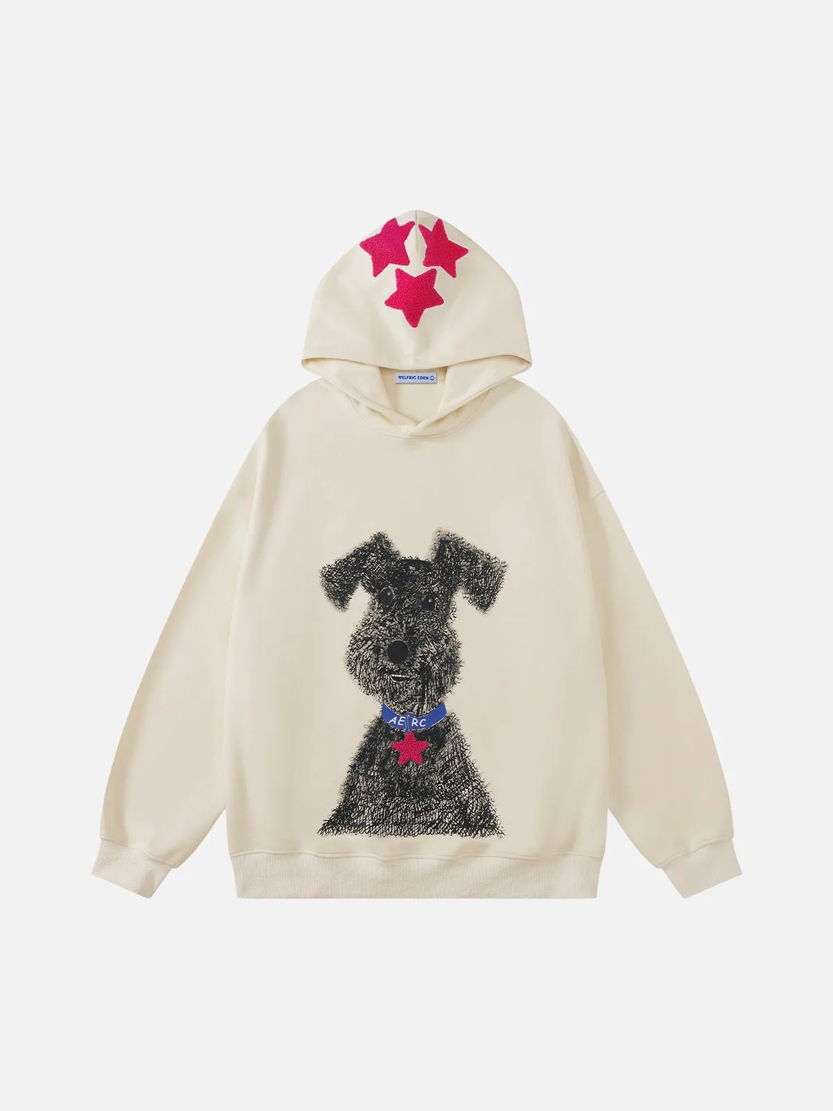 Aelfric Eden Oversized Graffiti Dog Graphic Hoodie sold by Aelfric Eden