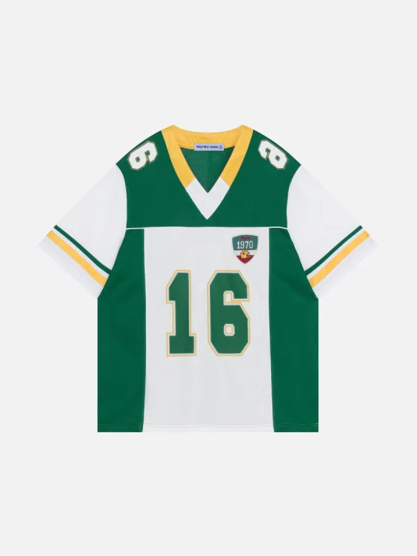 Aelfric Eden Number Print V-Neck Tee sold by Aelfric Eden