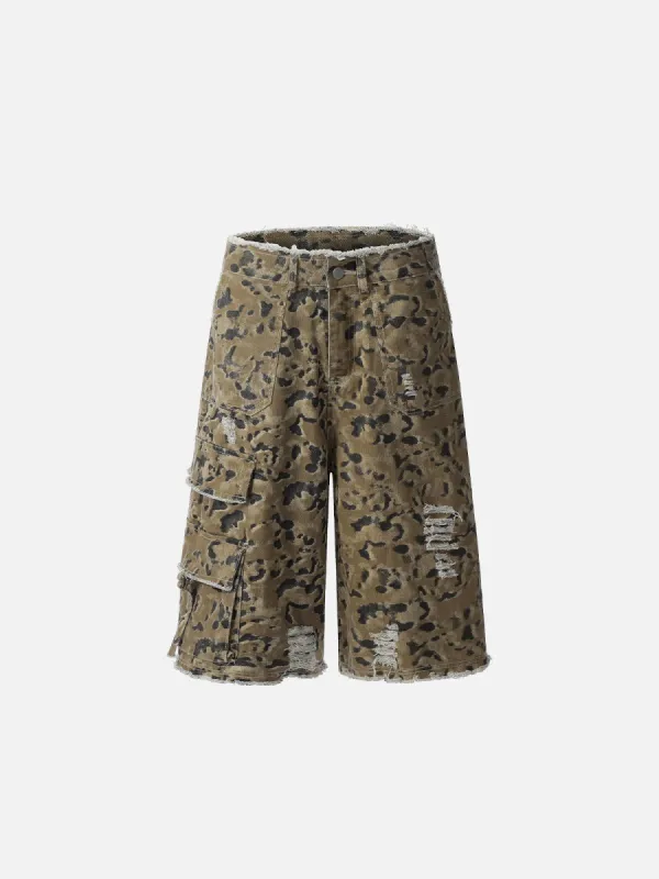 Aelfric Eden Multi-Pocket Camo Longline Jorts sold by Aelfric Eden