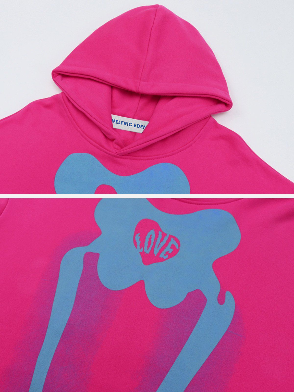 Aelfric Eden Skeleton Elements Love Print Hoodie sold by Aelfric Eden product image thumbnail 4