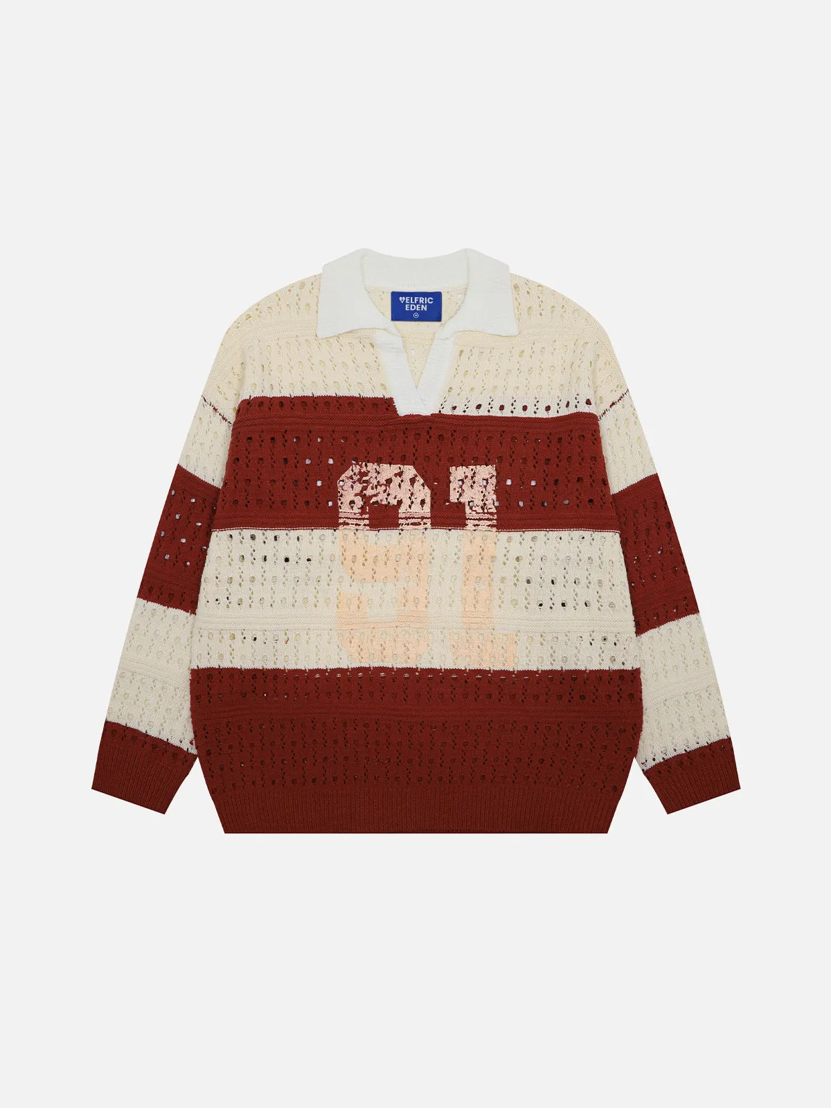 Aelfric Eden Stripe Open Knit Sweater sold by Aelfric Eden