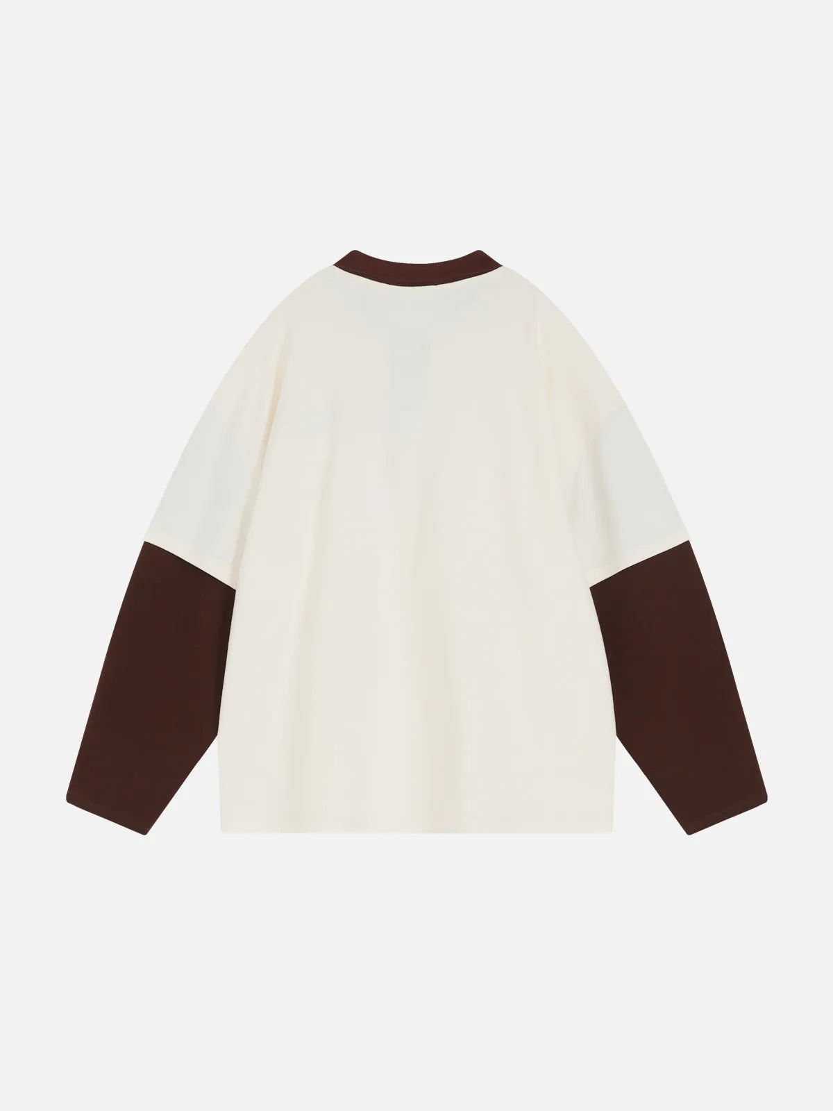 Aelfric Eden Color Blocking Polo Long Sleeve Tee sold by Aelfric Eden product image thumbnail 2