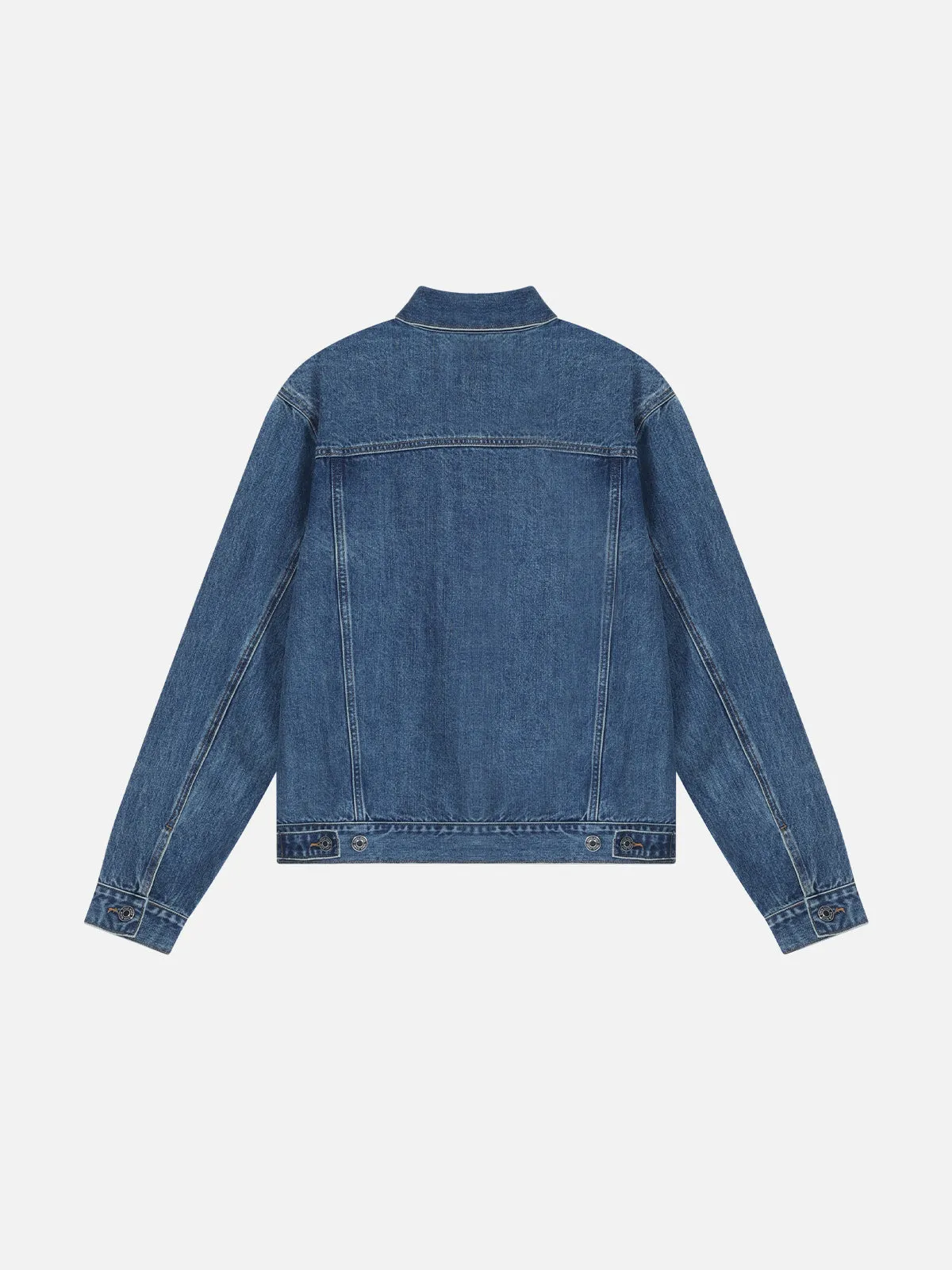 Aelfric Eden Embroidery Badge Boxy Denim Jacket sold by Aelfric Eden product image thumbnail 2