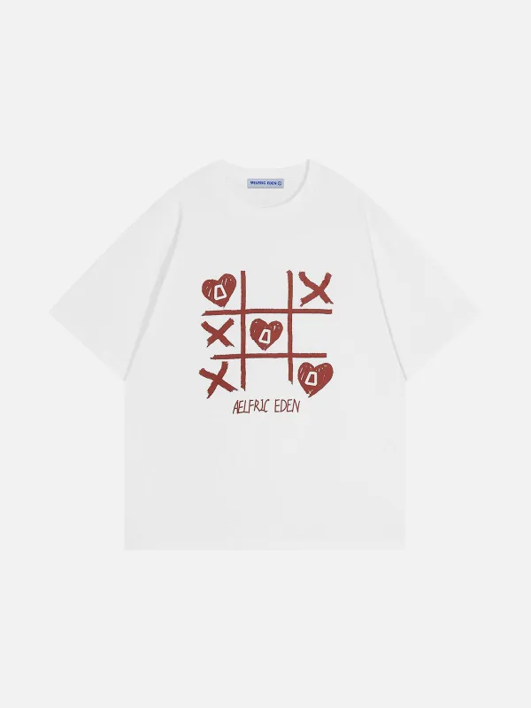 Aelfric Eden Tic-Tac-Toe Graphic Tee sold by Aelfric Eden