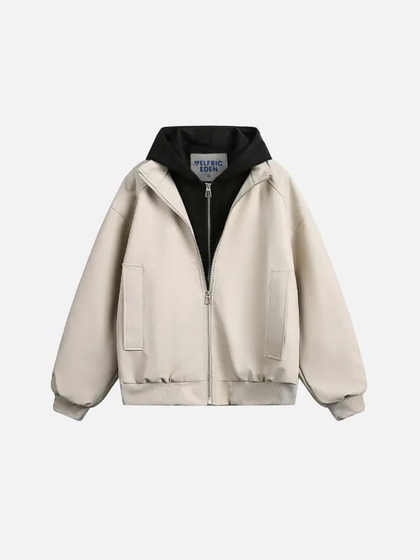 Aelfric Eden Two Layer Boxy Faux Leather Jacket sold by Aelfric Eden