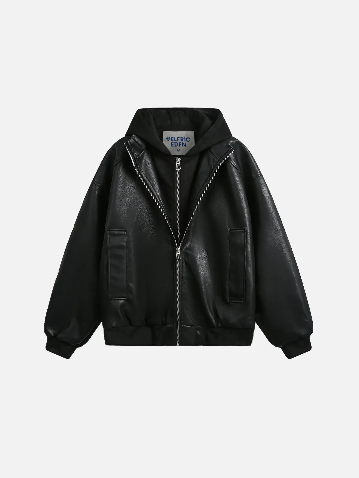 Aelfric Eden Two Layer Boxy Faux Leather Jacket sold by Aelfric Eden product image thumbnail 2