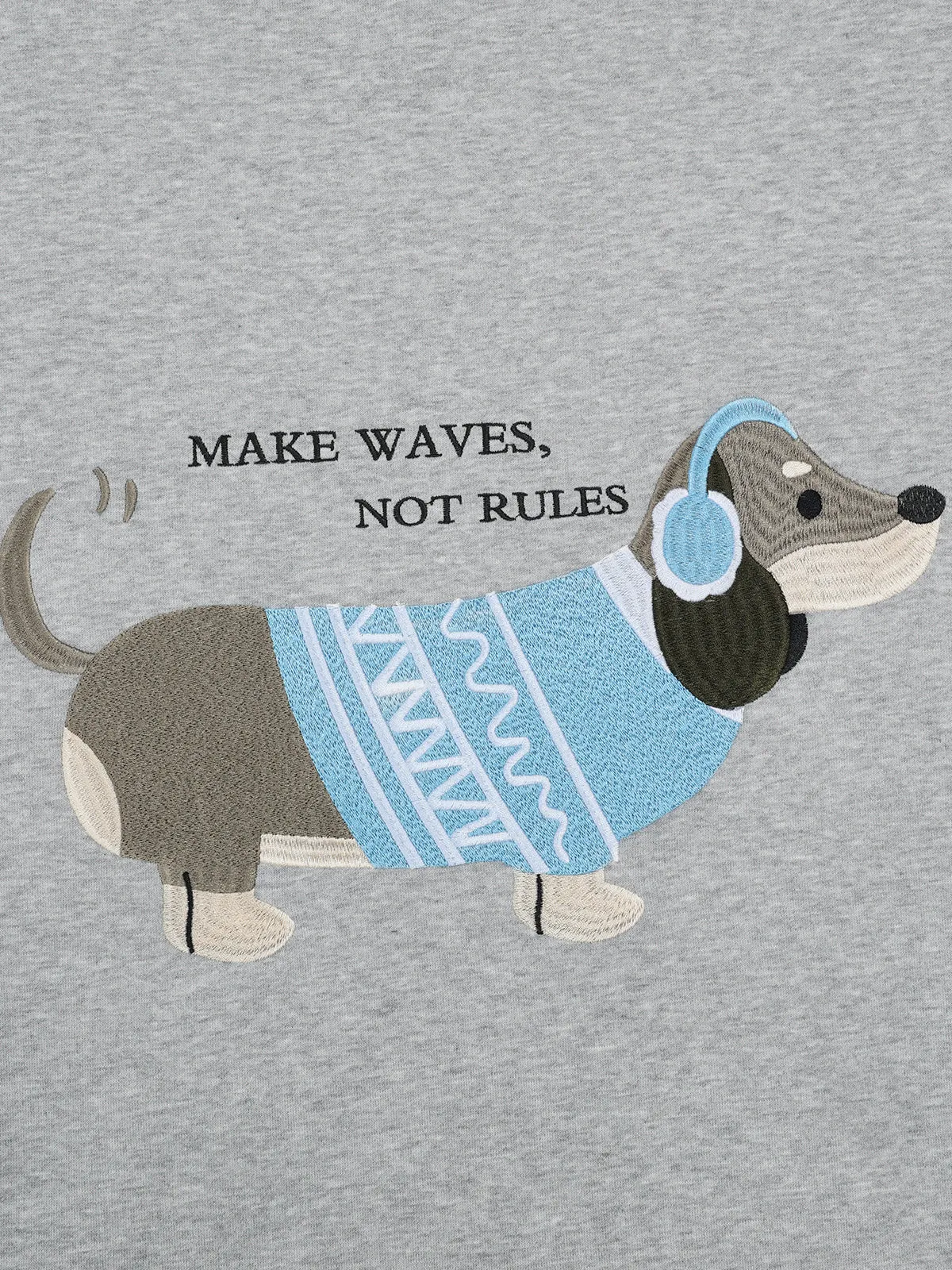 Aelfric Eden Headset Dachshund Graphic Pullover Hoodie sold by Aelfric Eden product image thumbnail 4