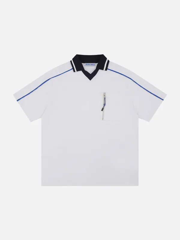 Aelfric Eden Basic V-Neck Polo Tee sold by Aelfric Eden