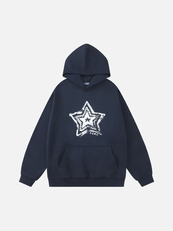Aelfric Eden Distressed Skeleton Elements Hoodie | Parallel