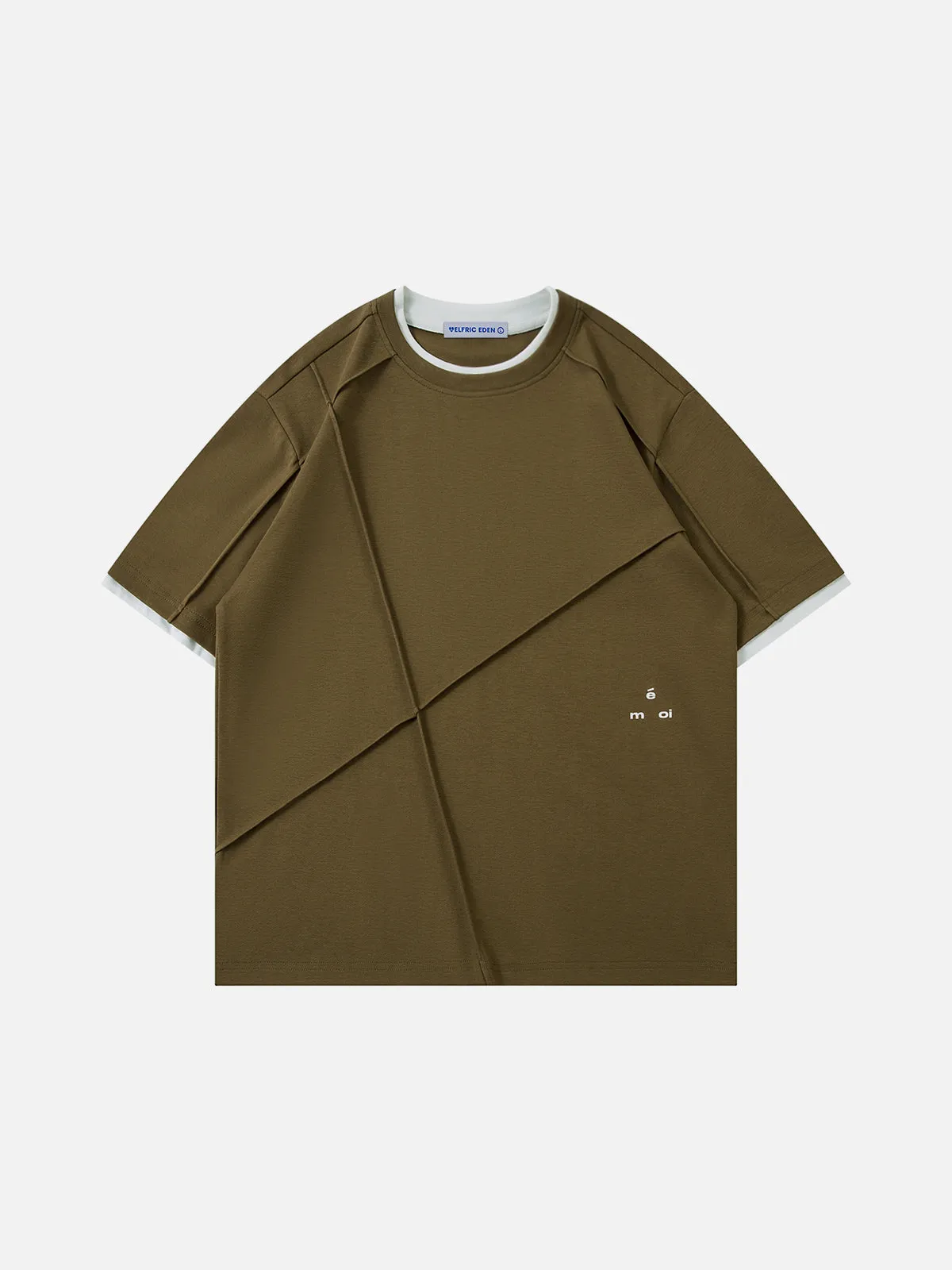 Aelfric Eden Wrinkle Patchwork Two Layer Tee sold by Aelfric Eden product image thumbnail 2