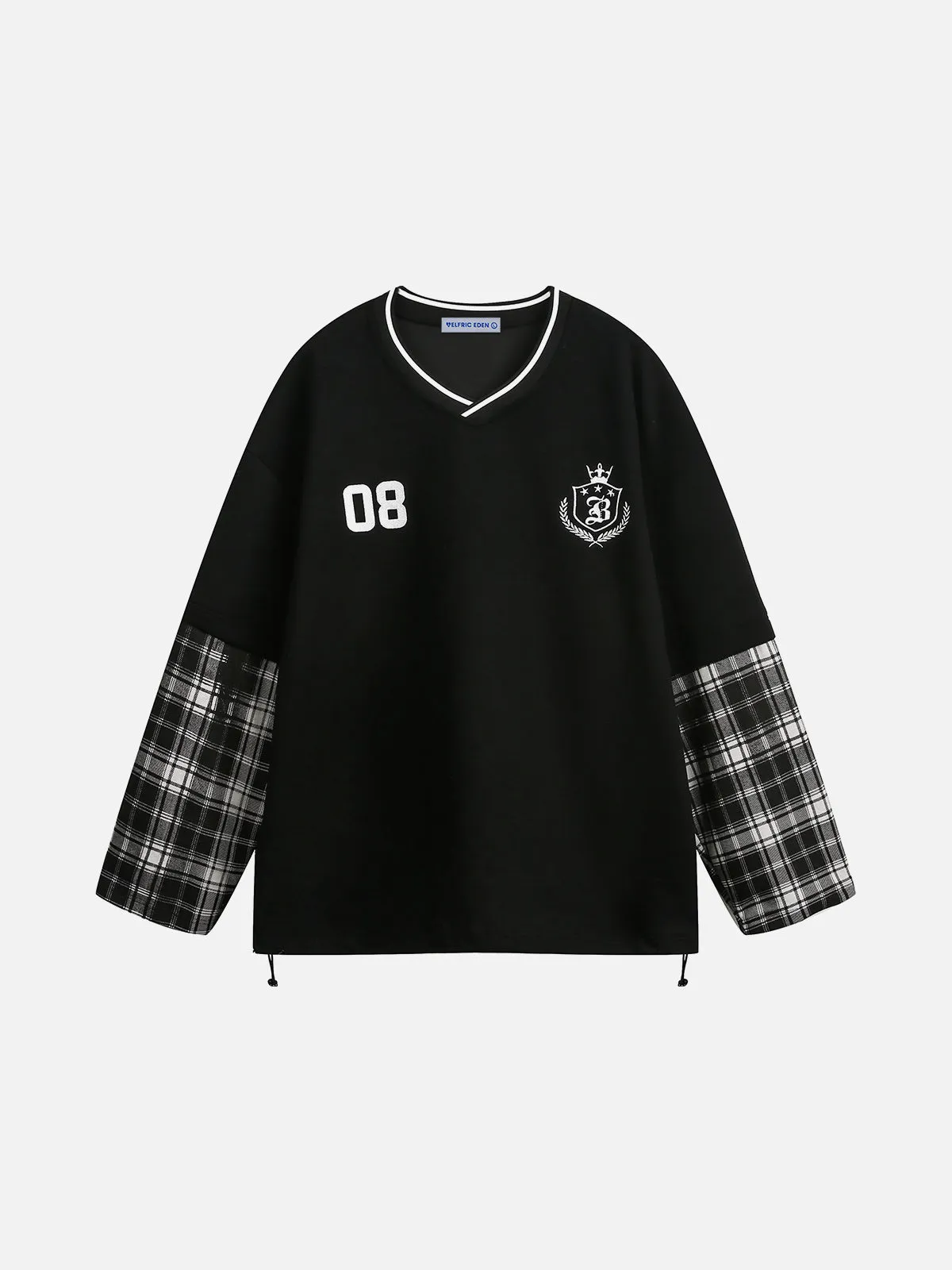 Aelfric Eden Plaid Two Layer Sweatshirt sold by Aelfric Eden product image thumbnail 2