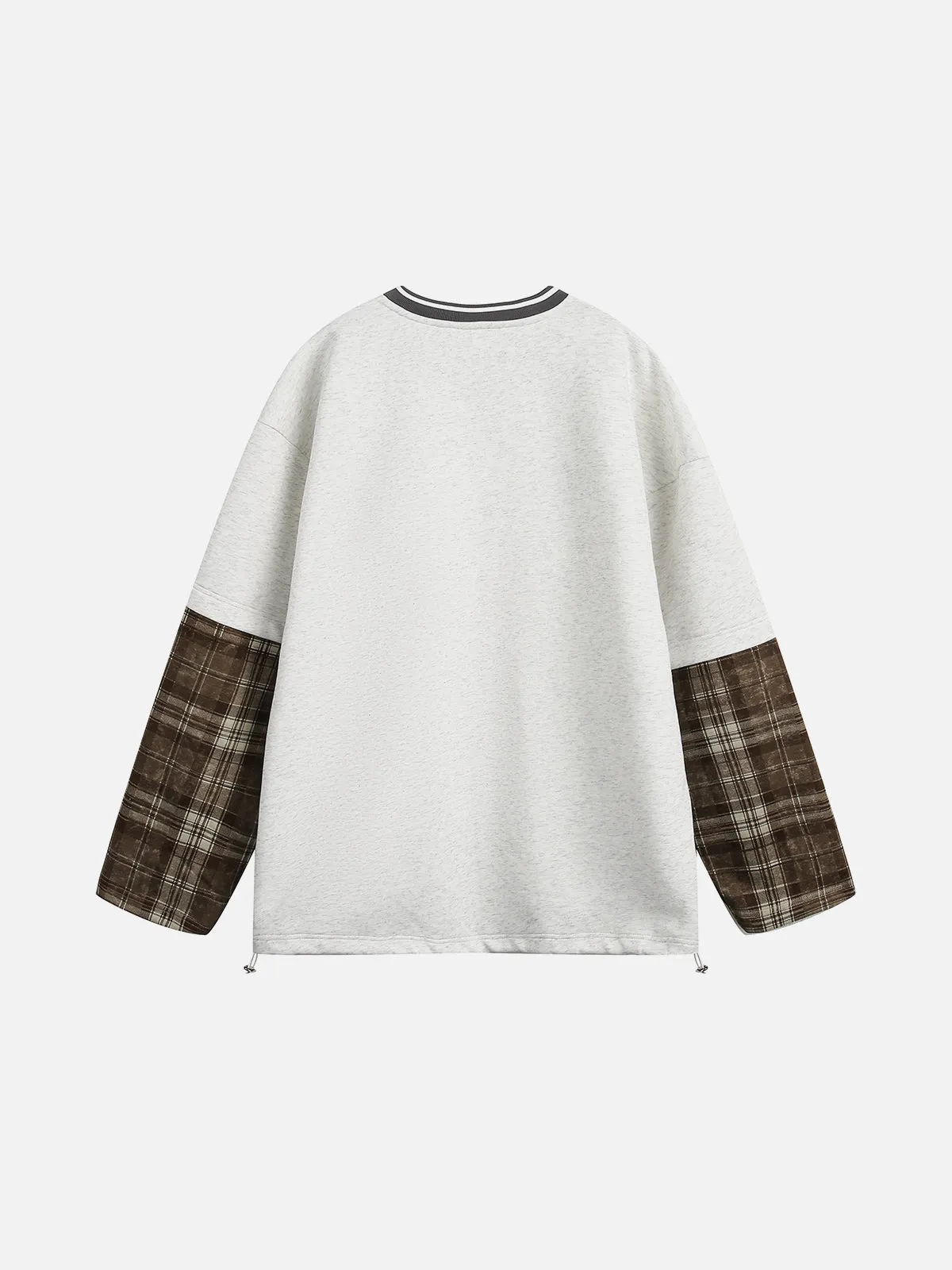 Aelfric Eden Plaid Two Layer Sweatshirt sold by Aelfric Eden product image thumbnail 3