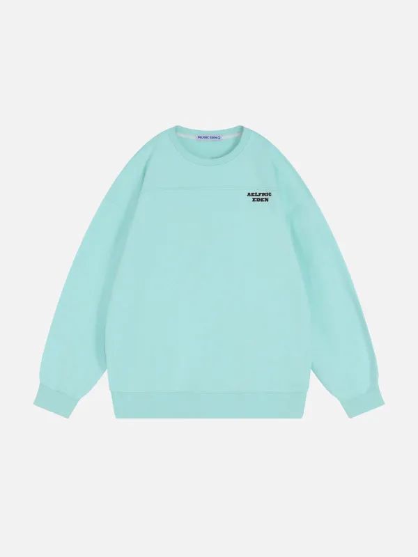 Aelfric Eden Basic Bright Turquoise Sweatshirt sold by Aelfric Eden