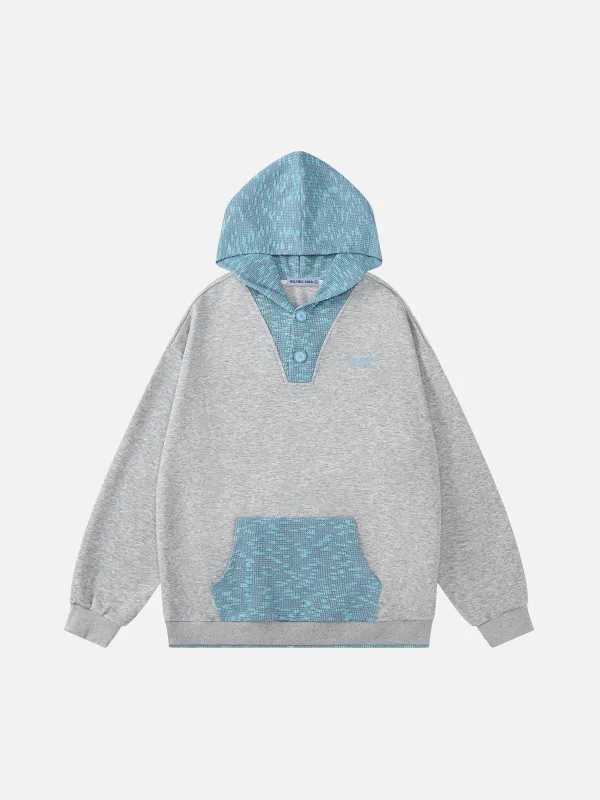 Aelfric Eden Knit Patchwork Hoodie sold by Aelfric Eden