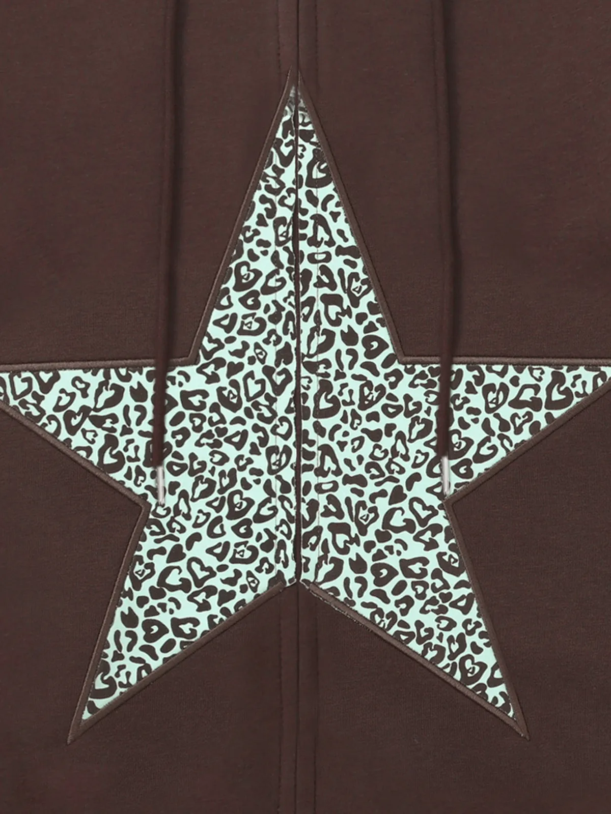Aelfric Eden Oversized Leopard Star Hoodie sold by Aelfric Eden product image thumbnail 4