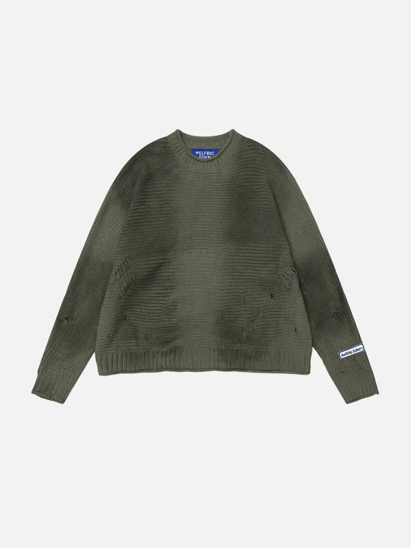 Aelfric Eden Washed Distressed Sweater sold by Aelfric Eden