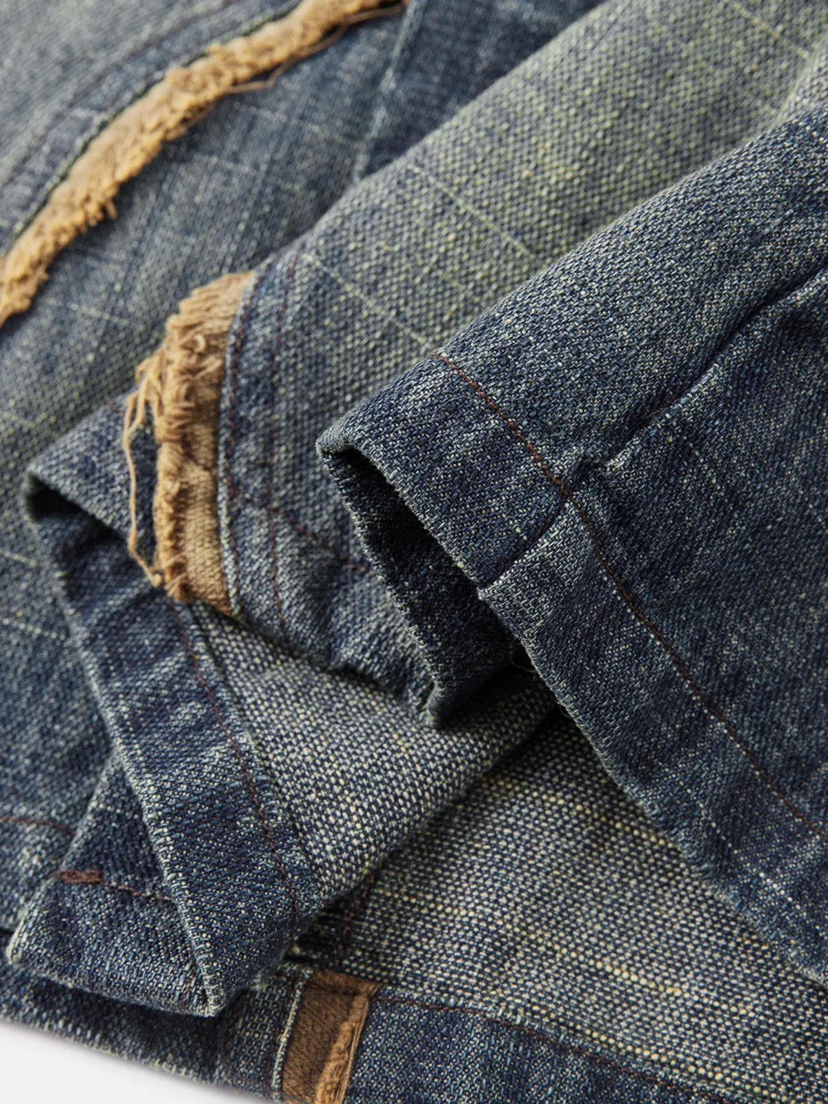 Aelfric Eden Washed Denim Short Sleeve Shirt sold by Aelfric Eden product image thumbnail 5