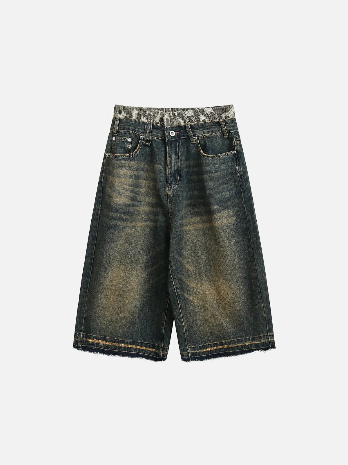 Aelfric Eden Camouflage Double Waist Longline Jorts sold by Aelfric Eden