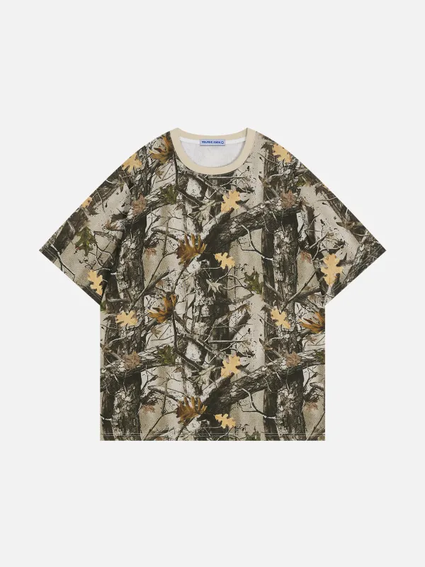 Aelfric Eden Camouflage Branch Graphic Tee sold by Aelfric Eden