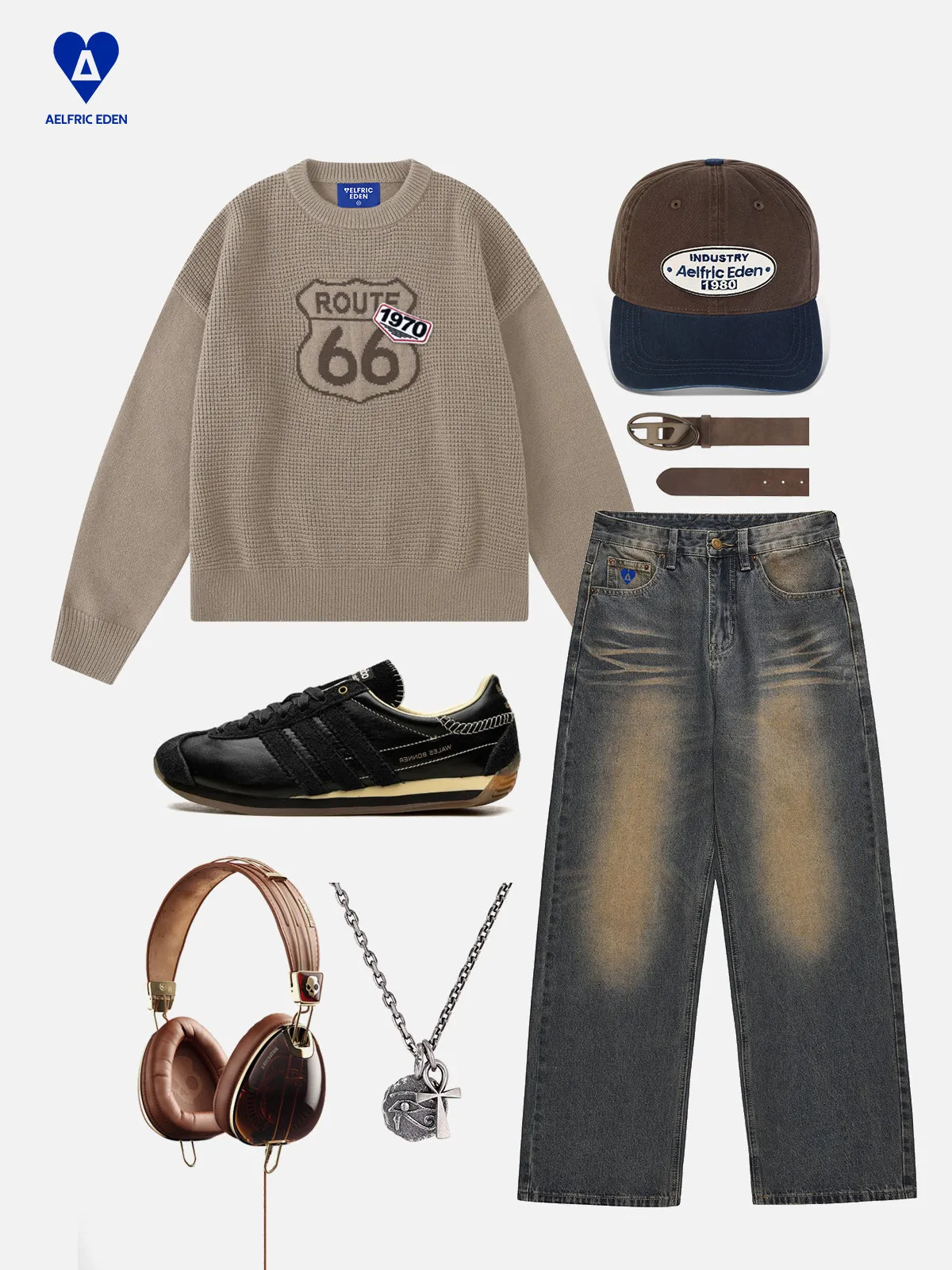 Vintage Color Blocking Cap sold by Aelfric Eden product image thumbnail 2