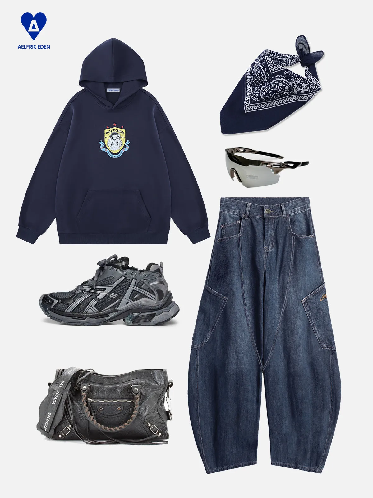 Bandana Square Scarf sold by Aelfric Eden product image thumbnail 2