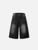Aelfric Eden Distressed Washed Loose Longline Jorts sold by Aelfric Eden