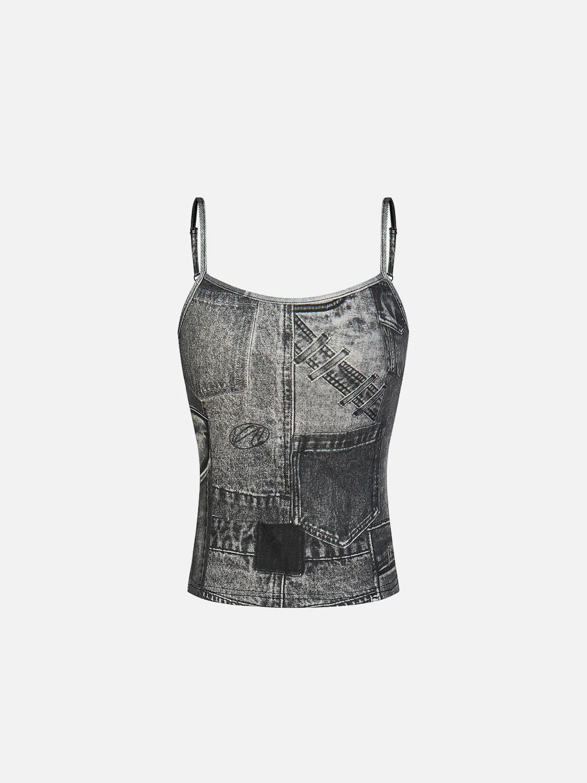Aelfric Eden Denim Print Cami Top sold by Aelfric Eden product image thumbnail 3