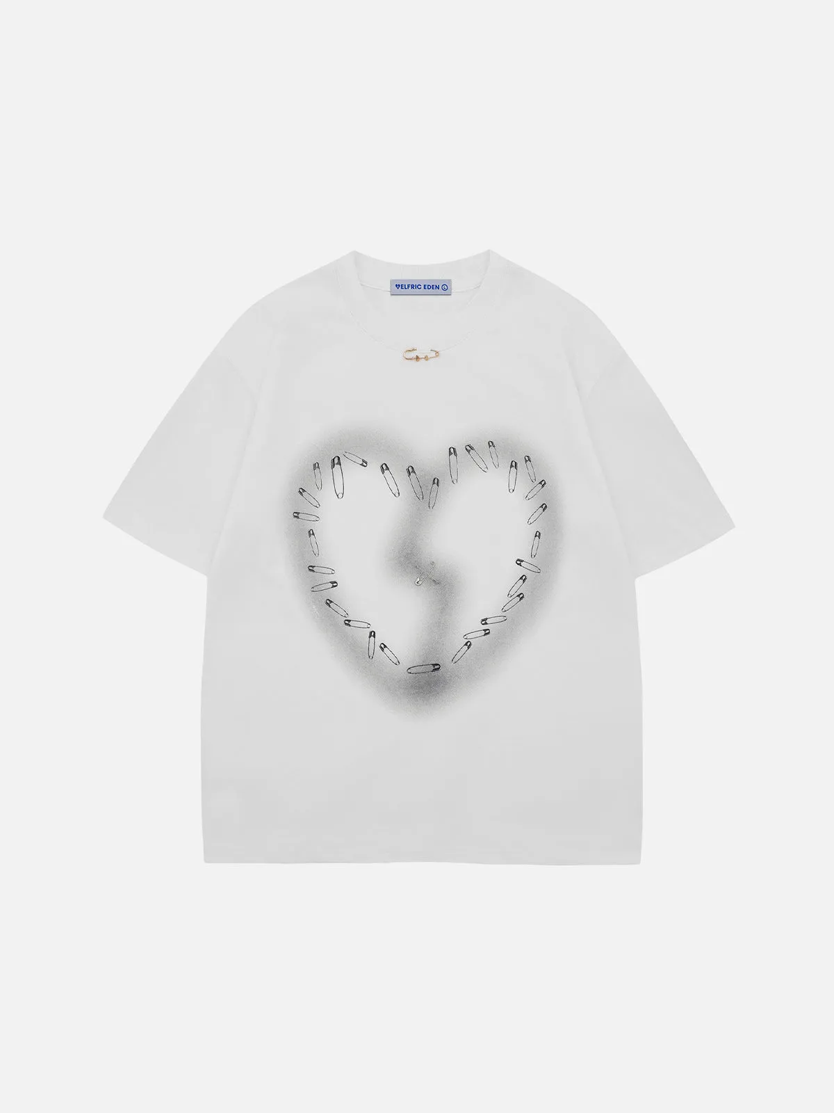Aelfric Eden Pin Heart Graphic Tee sold by Aelfric Eden product image thumbnail 2