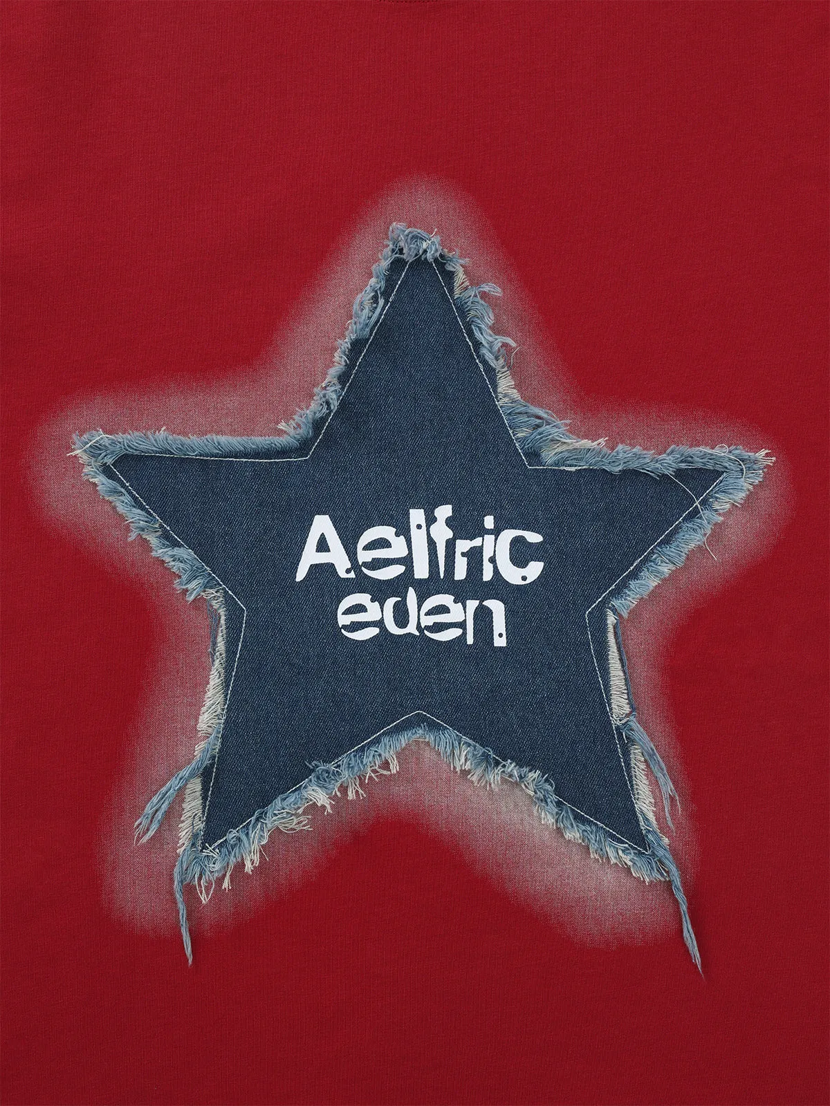 Aelfric Eden Denim Star Applique Tee sold by Aelfric Eden product image thumbnail 3