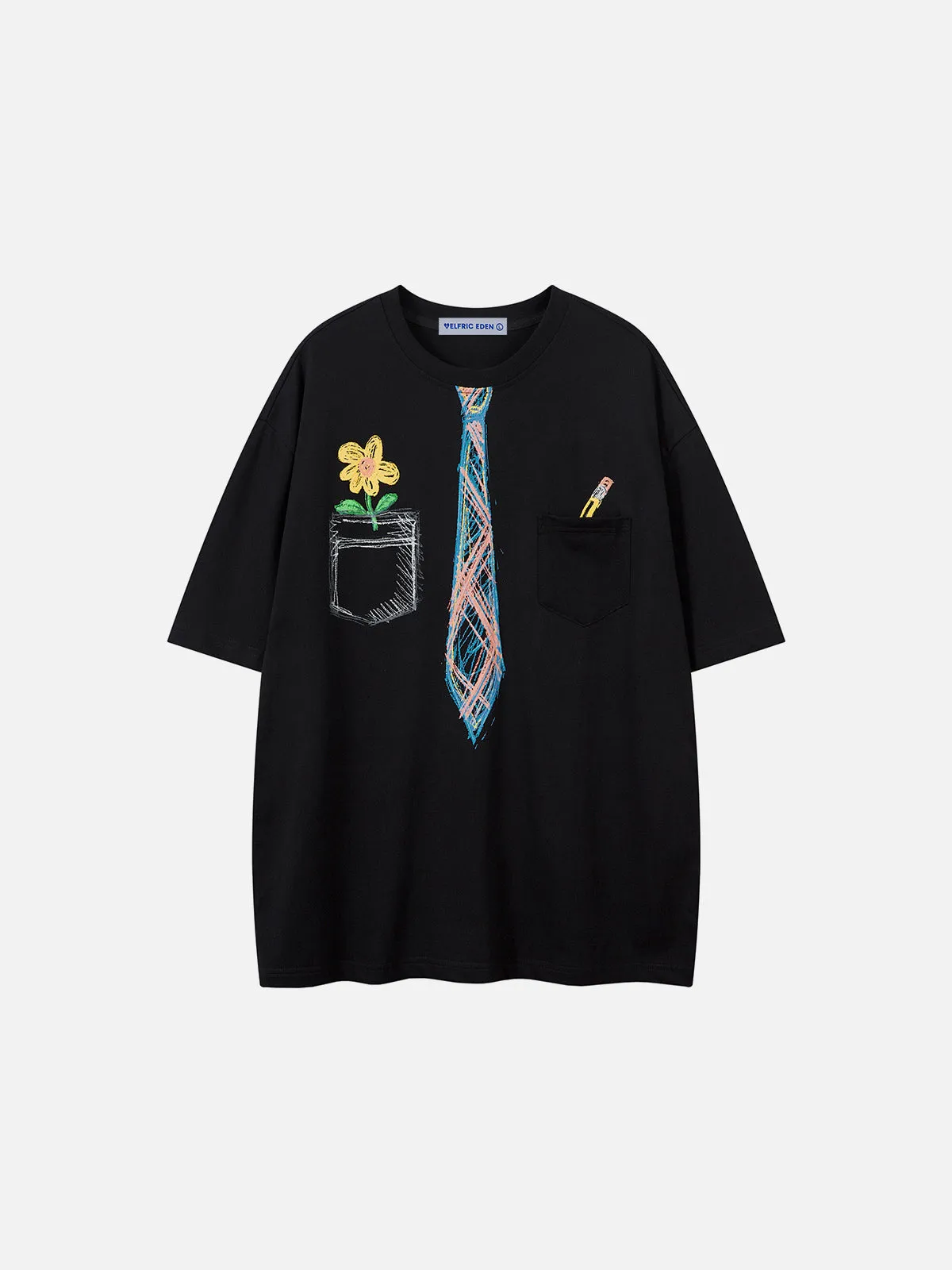 Aelfric Eden Graffiti Necktie Tee sold by Aelfric Eden