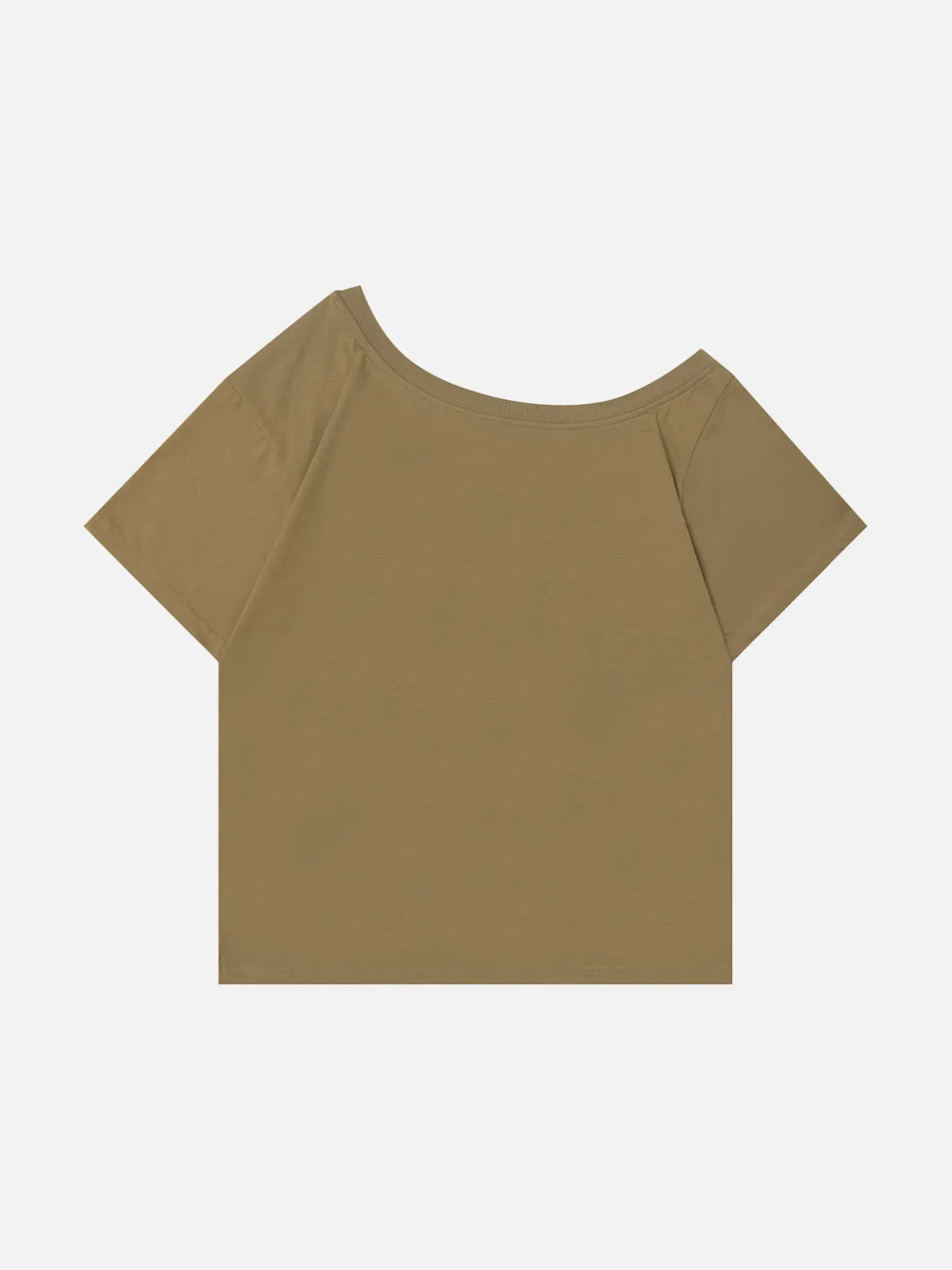 Aelfric Eden Plaid Scarf Off shoulder Tee sold by Aelfric Eden product image thumbnail 4