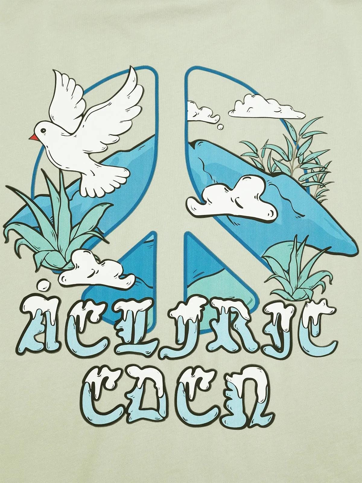 Aelfric Eden Peace Pigeon Graphic Tee sold by Aelfric Eden product image thumbnail 3