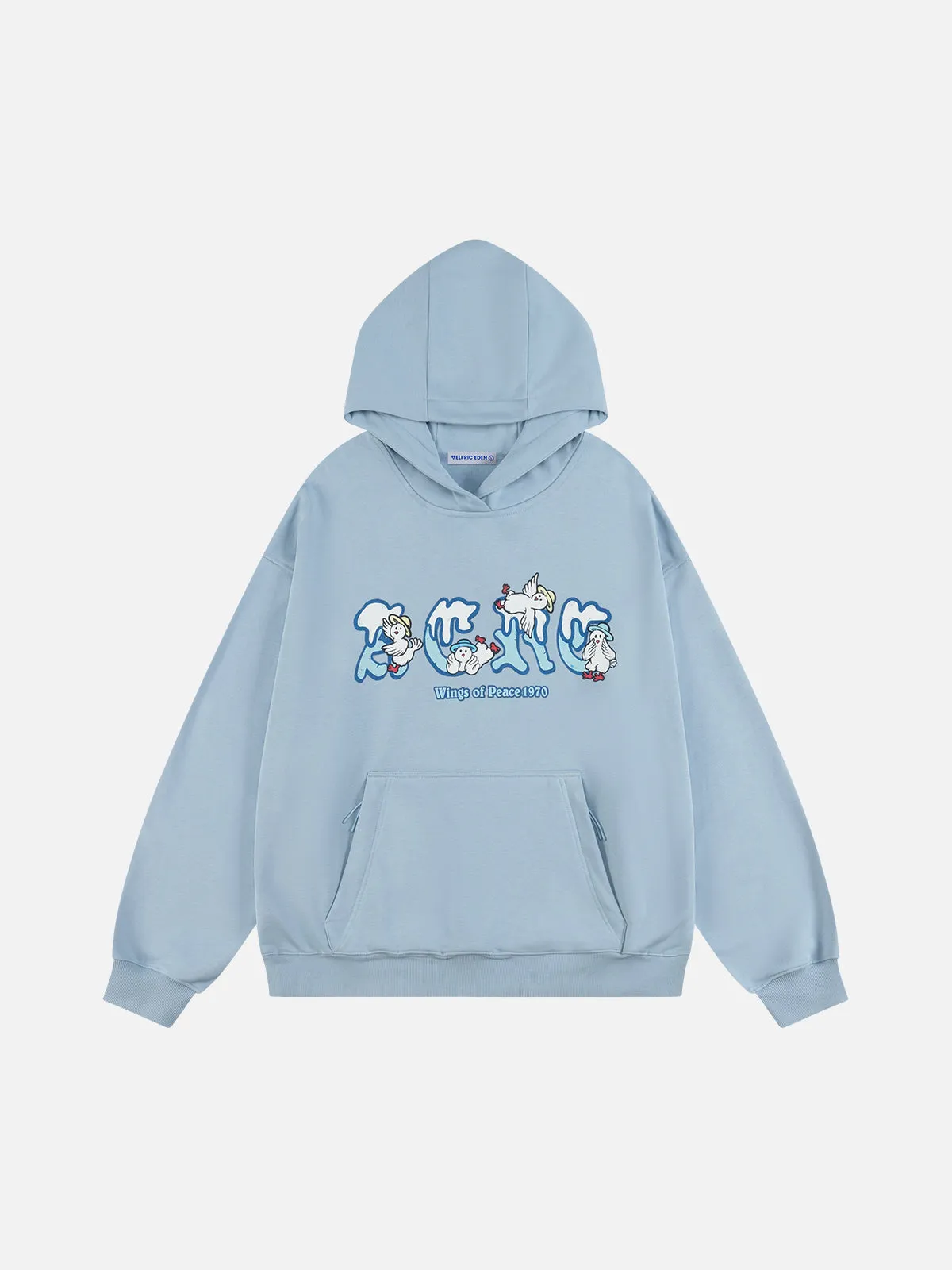 Aelfric Eden Peace Pigeon Boxy Pullover Hoodie sold by Aelfric Eden