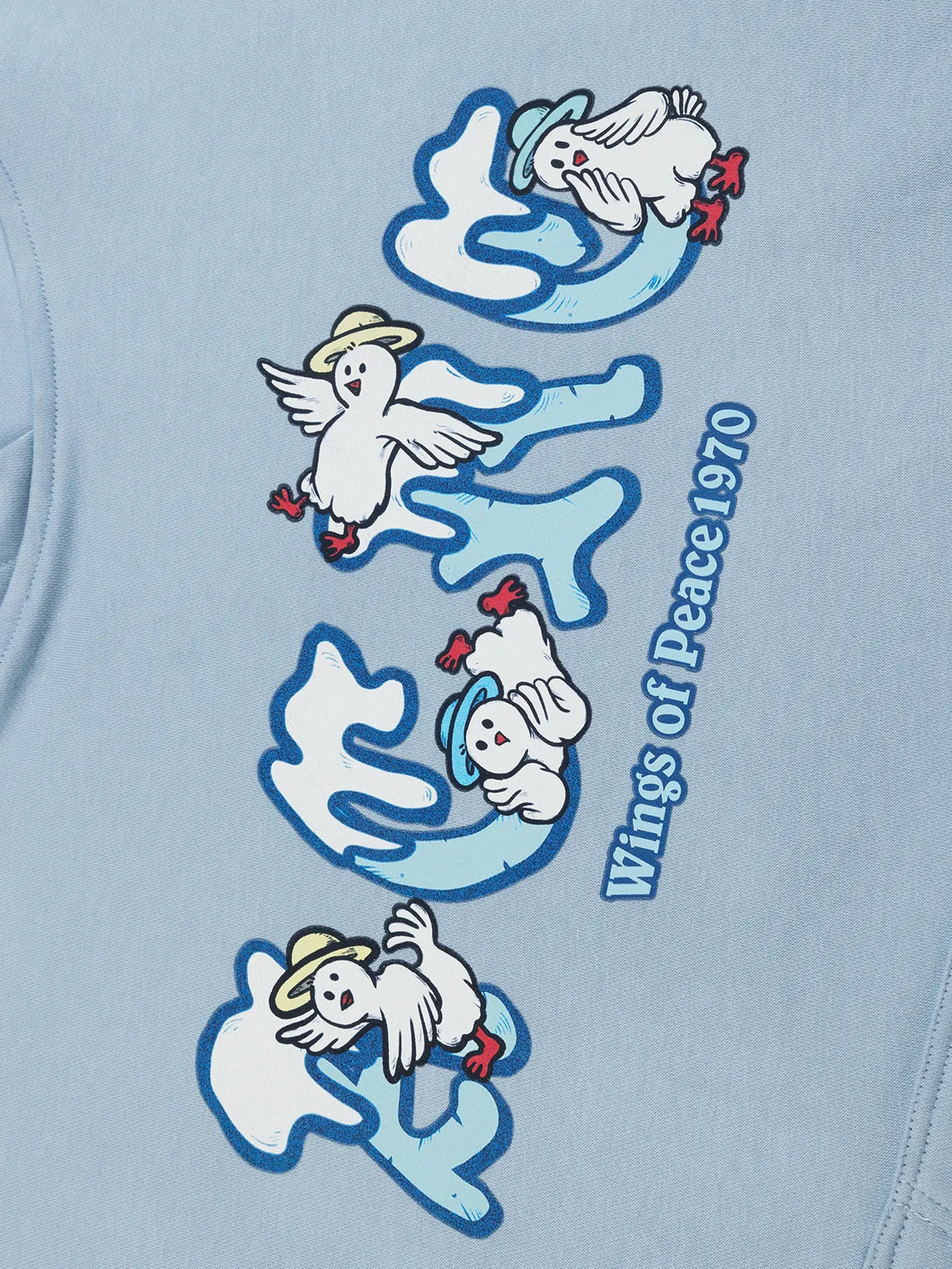 Aelfric Eden Peace Pigeon Boxy Pullover Hoodie sold by Aelfric Eden product image thumbnail 3