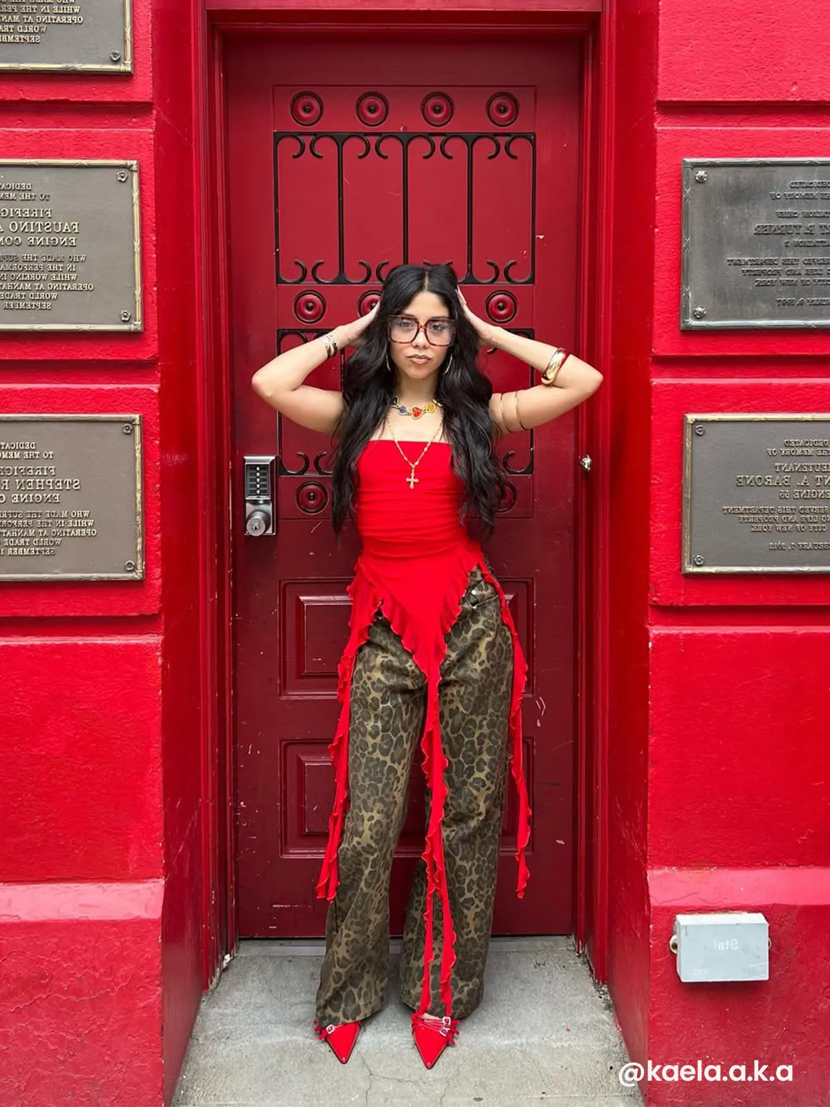 Aelfric Eden Leopard Print Jeans sold by Aelfric Eden product image thumbnail 2