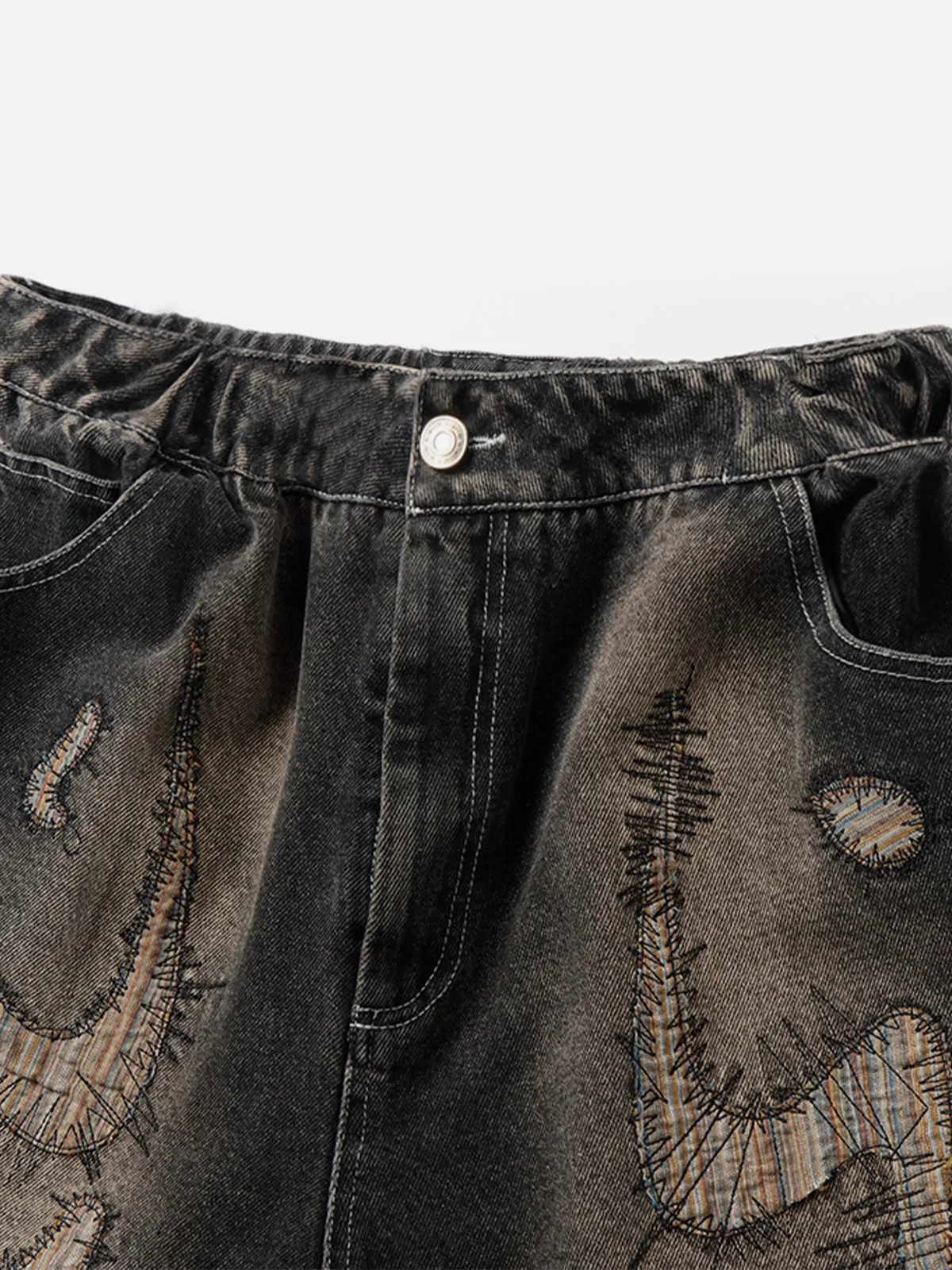 Aelfric Eden Applique Embroidery Baggy Jorts sold by Aelfric Eden product image thumbnail 3